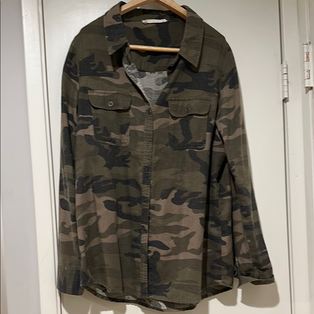 Ladies Camouflage Shirt or Shacket